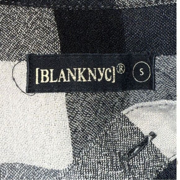 BlankNYC Zelda Cross Cotton Button Down Shirt Women’s Size Small - Picture 7 of 10